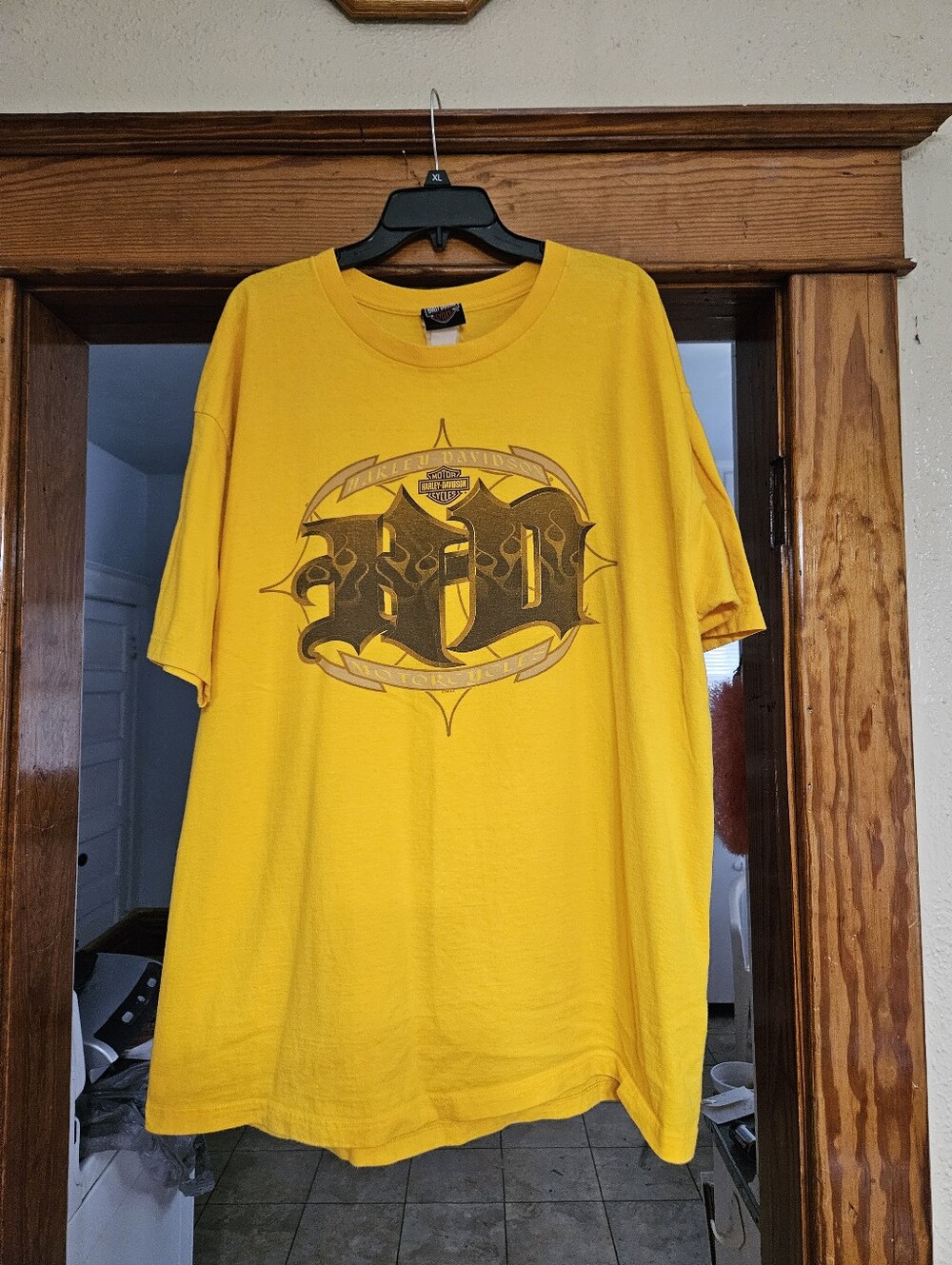 Harley-Davidson Yellow Short Sleeve Graphic Tee